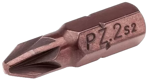 Бита для шуруповерта PZ2*25мм Сталь S2 (100шт.) PE Bag Mr. Logo B025PZ2 - интернет-магазин «Стронг Инструмент» город Санкт-Петербург