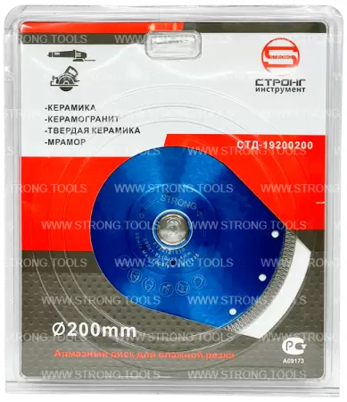 Алмазный диск по керамограниту 200*25.4/22.23*20мм Turbo Pro Strong СТД-19200200 - интернет-магазин «Стронг Инструмент» город Санкт-Петербург