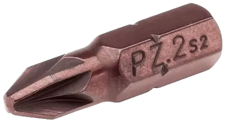 Бита для шуруповерта PZ2*25мм Сталь S2 (100шт.) PE Bag Mr. Logo B025PZ2 - интернет-магазин «Стронг Инструмент» город Санкт-Петербург