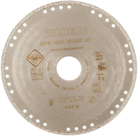 Алмазный диск по металлу 125*22.23*3*1.5мм Super Metal Correct Cut Hilberg 502125 - интернет-магазин «Стронг Инструмент» город Санкт-Петербург