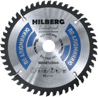 Пильный диск по алюминию 160*20*Т48 Industrial Hilberg HA160 - интернет-магазин «Стронг Инструмент» город Санкт-Петербург