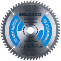 Пильный диск по алюминию 180*20*Т60 Industrial Hilberg HA180 - интернет-магазин «Стронг Инструмент» город Санкт-Петербург