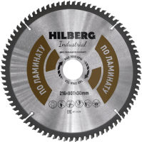 Пильный диск по ламинату 216*30*Т80 Industrial Hilberg HL216 - интернет-магазин «Стронг Инструмент» город Санкт-Петербург