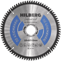 Пильный диск по алюминию 200*30*Т80 Industrial Hilberg HA200 - интернет-магазин «Стронг Инструмент» город Санкт-Петербург