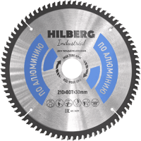 Пильный диск по алюминию 210*30*Т80 Industrial Hilberg HA210 - интернет-магазин «Стронг Инструмент» город Санкт-Петербург