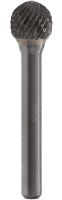 Борфреза сферическая по металлу 10мм тип D (KUD) Strong СТМ-51730010