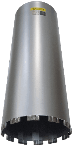 Алмазная буровая коронка 162*450 мм 1 1/4" UNC Hilberg Laser HD720 - интернет-магазин «Стронг Инструмент» город Санкт-Петербург