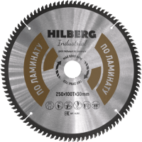 Пильный диск по ламинату 250*30*Т100 Industrial Hilberg HL250 - интернет-магазин «Стронг Инструмент» город Санкт-Петербург