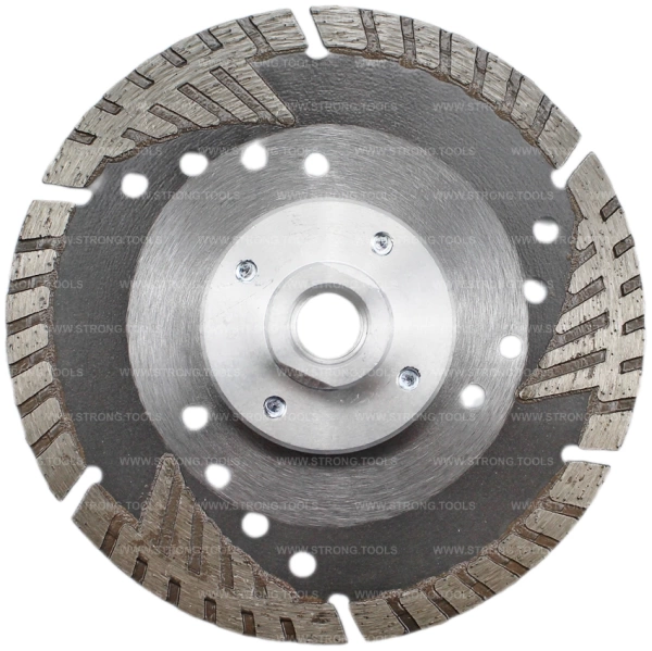 Алмазный диск с фланцем 125*М14*10мм Turbo-Segment Strong СТД-18700125 - интернет-магазин «Стронг Инструмент» город Санкт-Петербург