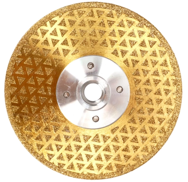 Алмазный диск с фланцем 125*М14 (гальванический) Maxprospa МД-10500125 - интернет-магазин «Стронг Инструмент» город Санкт-Петербург