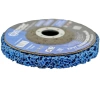 Зачистной диск 125мм коралловый синий для УШМ высокой жесткости СТУ-25200125 - интернет-магазин «Стронг Инструмент» город Санкт-Петербург